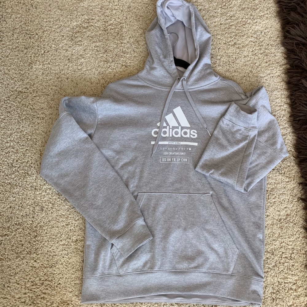 Gray Adidas Hoodie